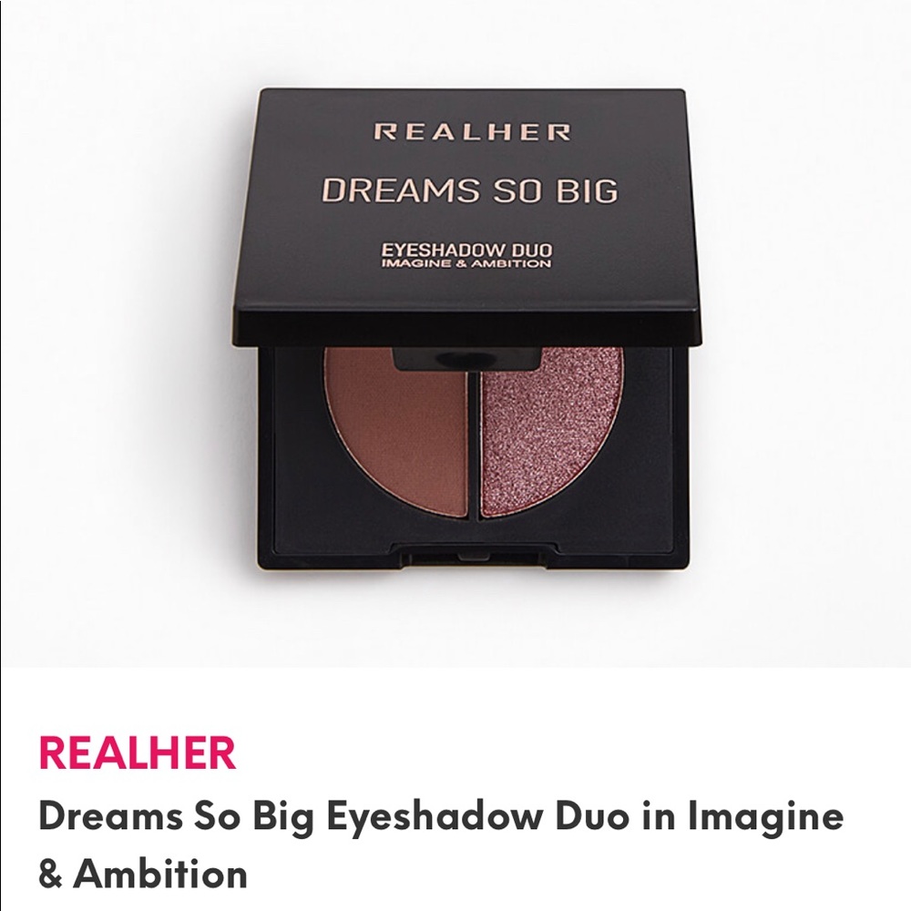 FREE | NWOT REALHER Eyeshadow Duo DELUXE SAMPLE